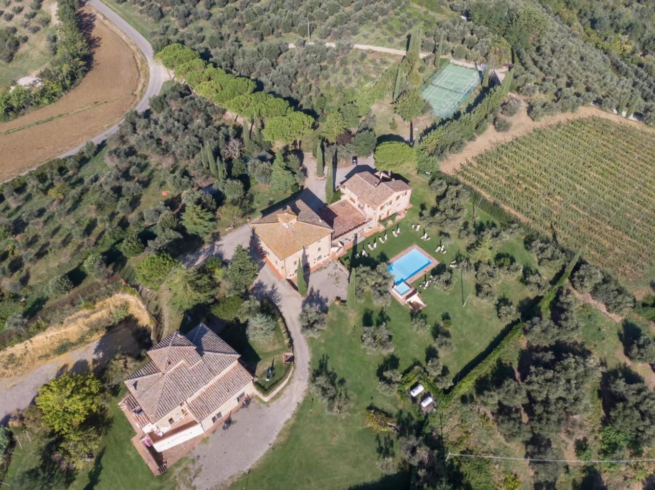 Pensjonat Fattoria Querceto Tavarnelle Val di Pesa Zewnętrze zdjęcie